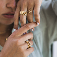 Coiled Serpent Ring