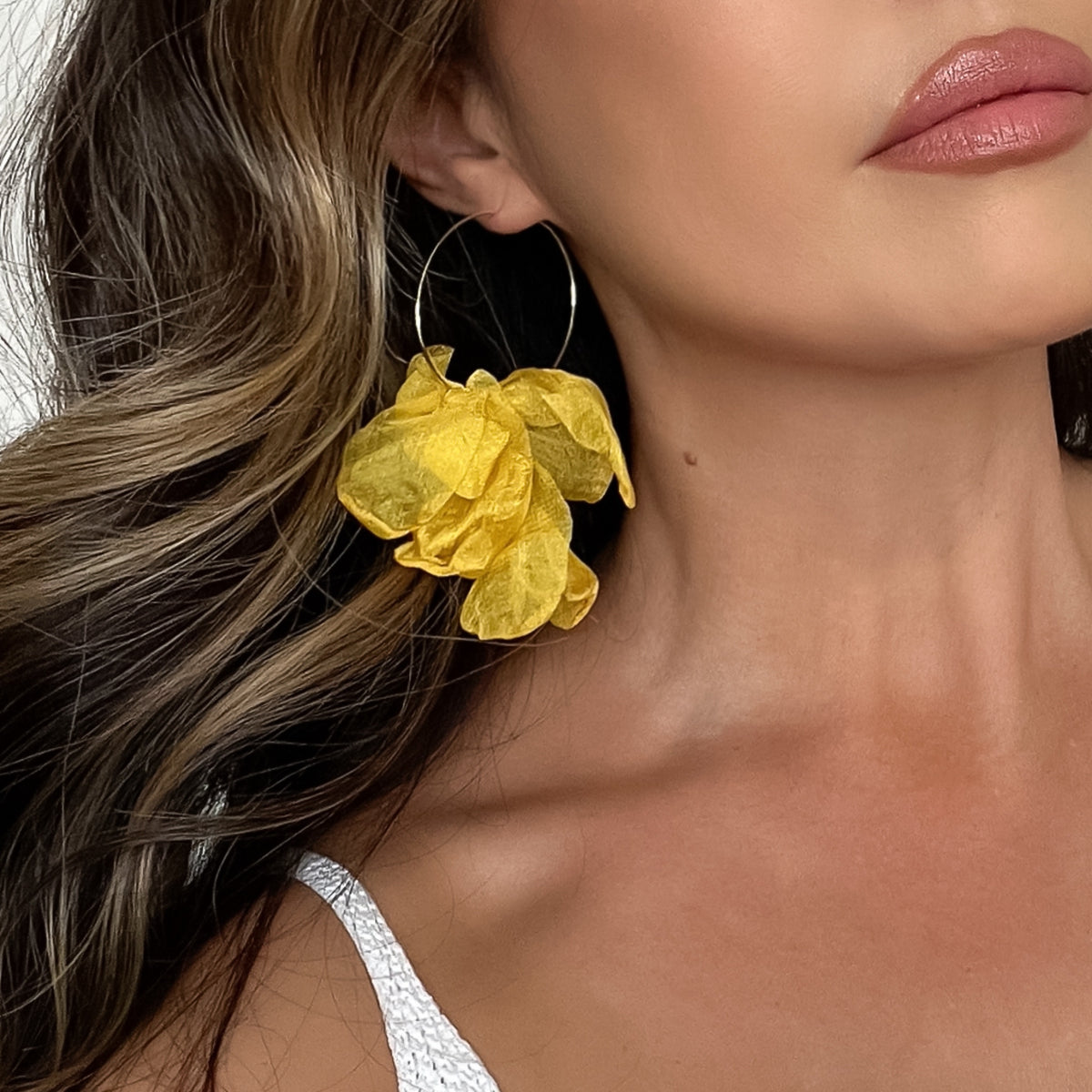 Sweet Romance Chiffon Earrings