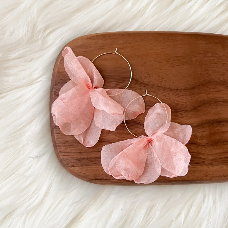 Sweet Romance Chiffon Earrings