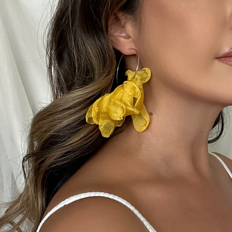 Sweet Romance Chiffon Earrings