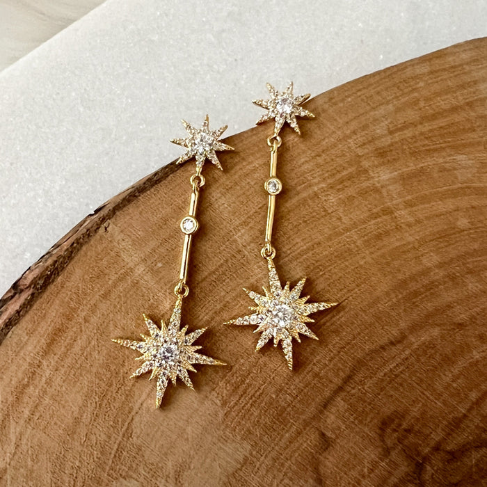 North Star Drop Earrings