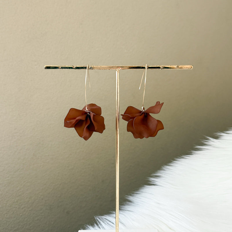 Cyclamen Petal Drop Earrings - 18 COLORS LAST CHANCE!