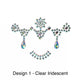 Belly Button Design 1 Clear Iridescent