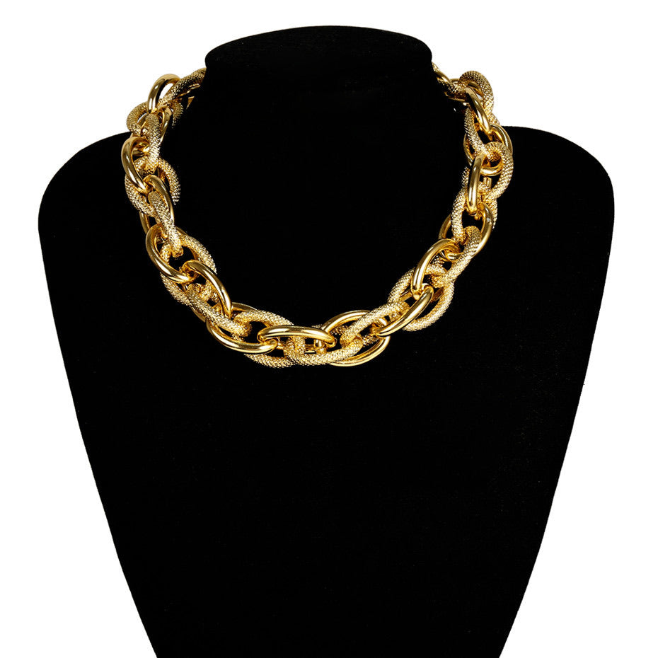 Venice Chain Link Necklace-Necklaces-The Songbird Collection