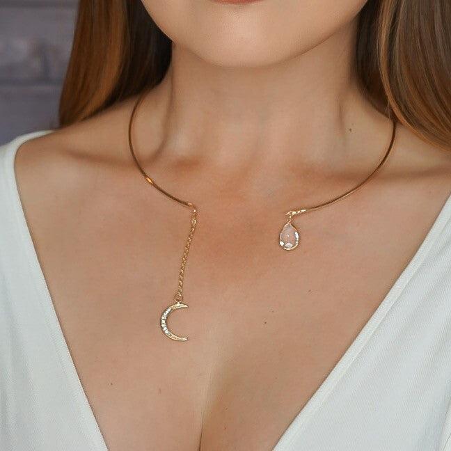Cheap 2020 Double layer Chain Gold silver fashion Choker cute romantic  women pearl pendant necklace girl jewelry Collar | Joom